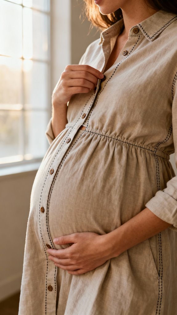 versatile maternity nursing dress