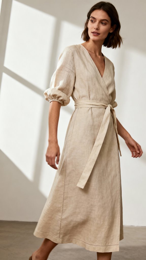 versatile no zipper wrap dress