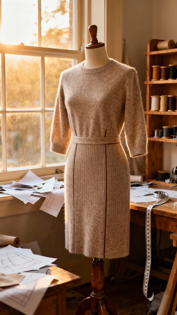 versatile three quarter sleeve dress