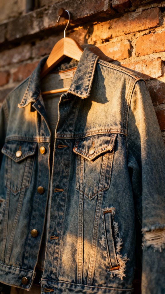 vintage denim jacket construction