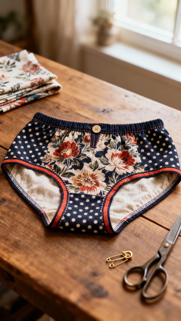 vintage high waisted boxer shorts