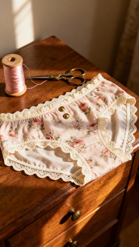 vintage hipster panties sewing