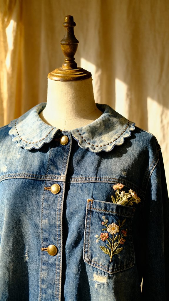 vintage inspired peter pan collar
