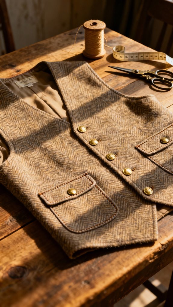 vintage vest with pockets