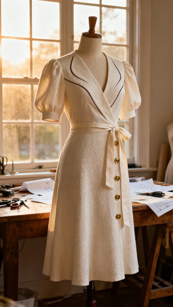 vintage wrap dress pattern