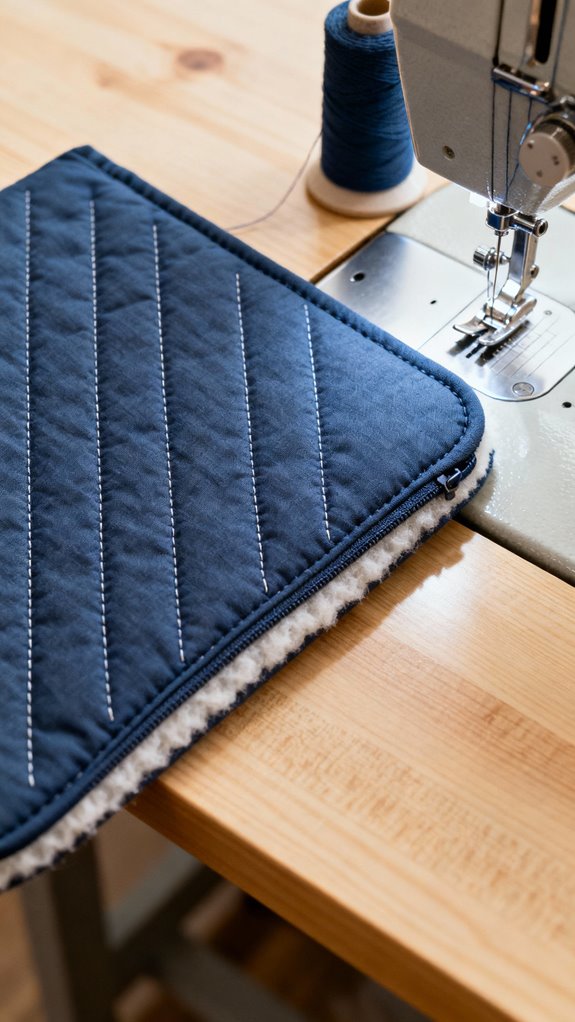 walking foot quilting technique