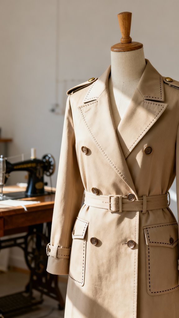 welt pockets and epaulettes