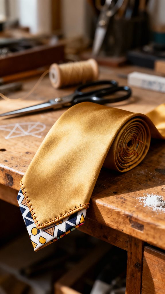 whimsical tie lining advice