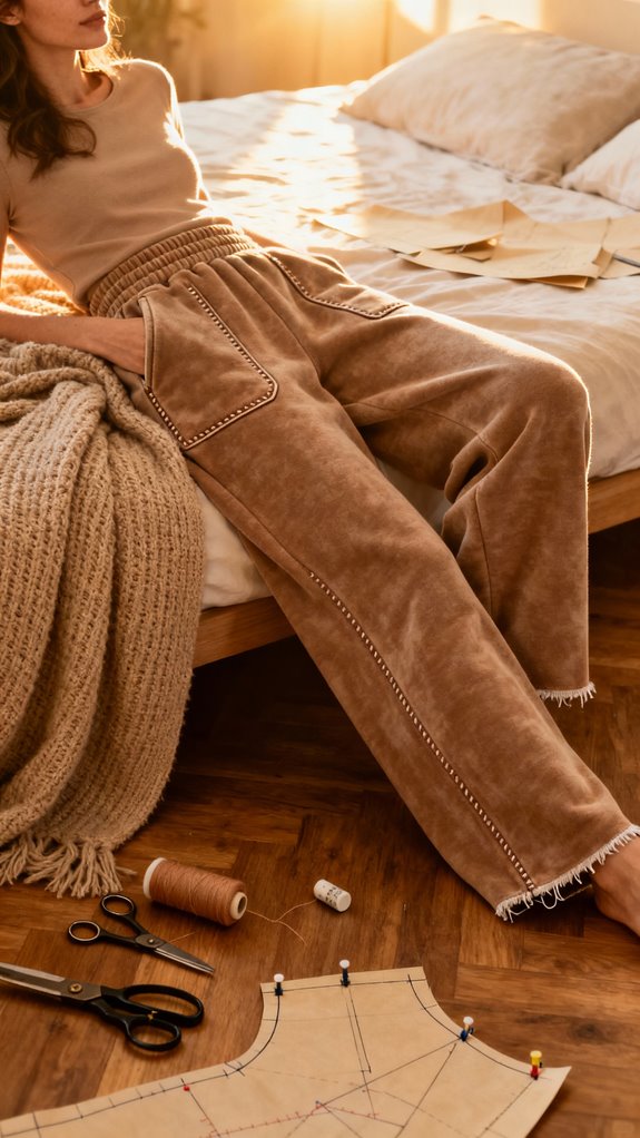 wide leg loungewear for comfort