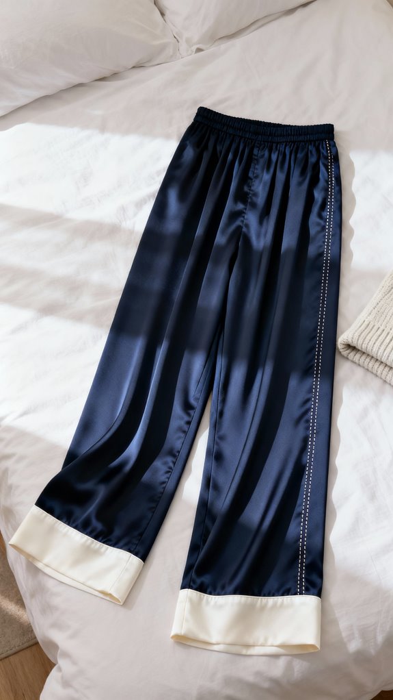 wide leg pajama pants design