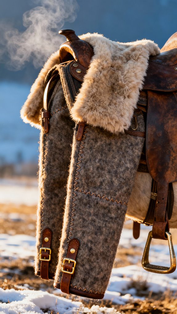 wooly chaps for winter riding