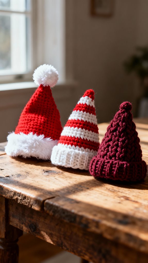 worsted weight santa hat pattern