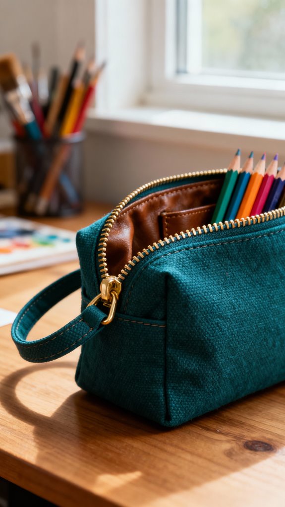 wristlet pencil case tutorial