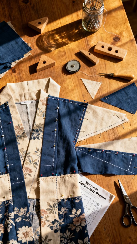 zero waste kimono pattern