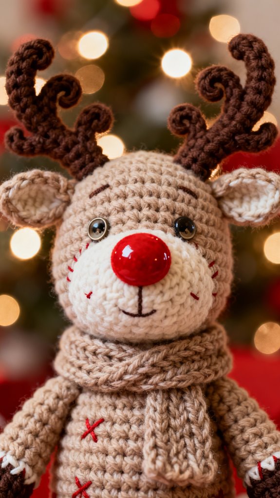 adorable crochet reindeer pattern