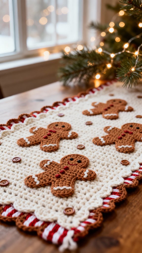 adorable gingerbread men appliqu s