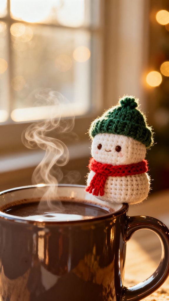 adorable mug hugging plushie