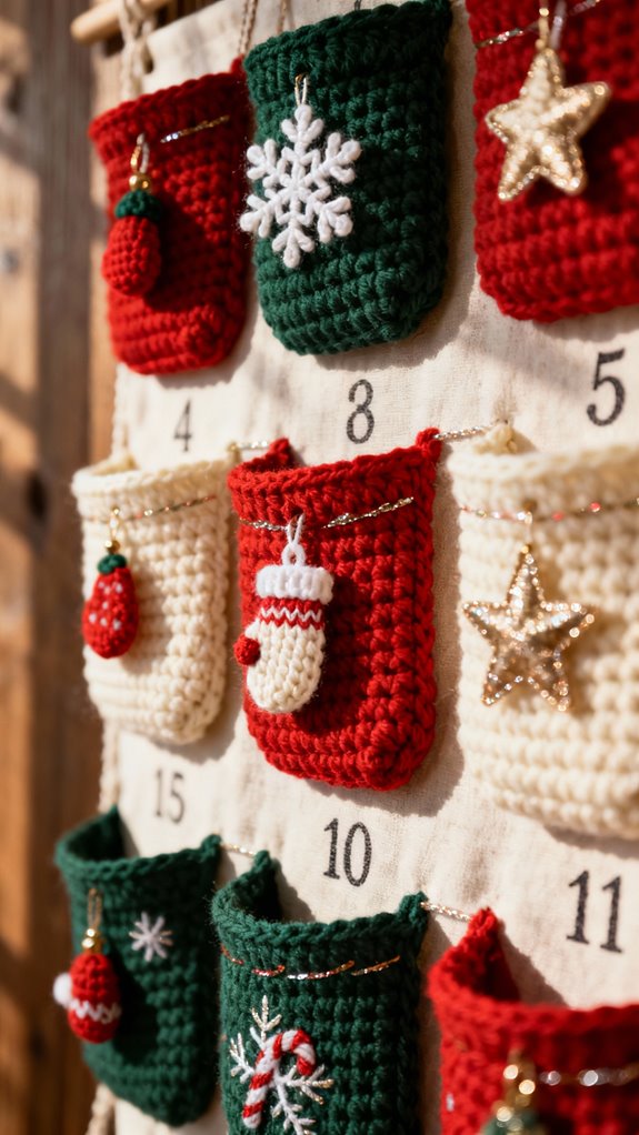 advent calendar wall hanging
