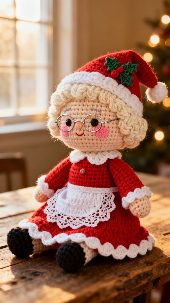 charming mrs claus amigurumi