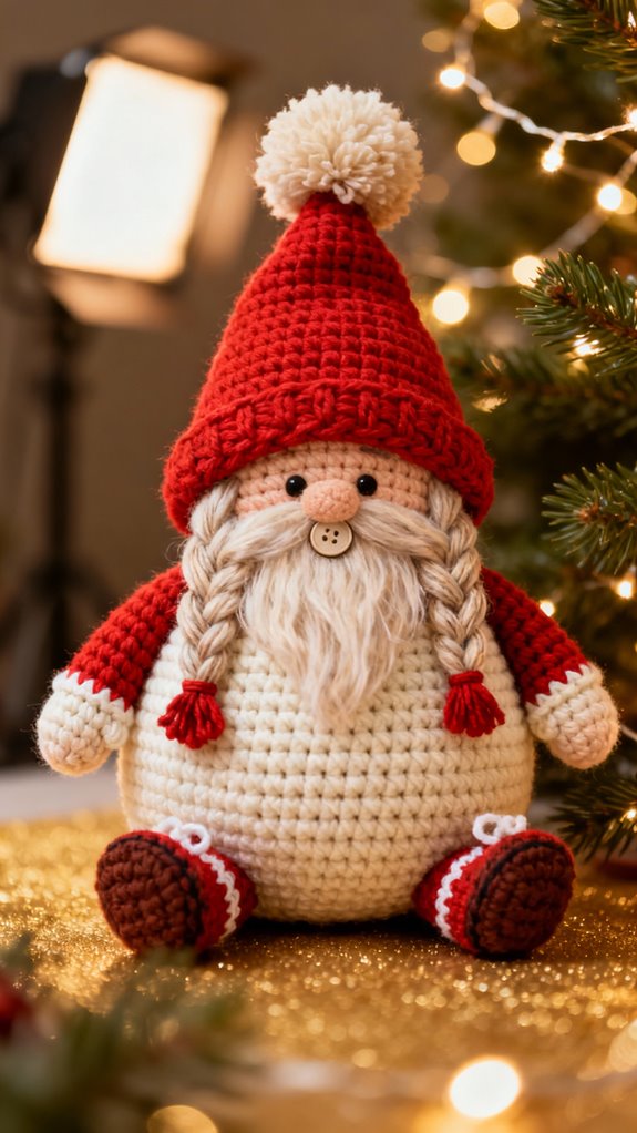 chubby gnome with oversized hat