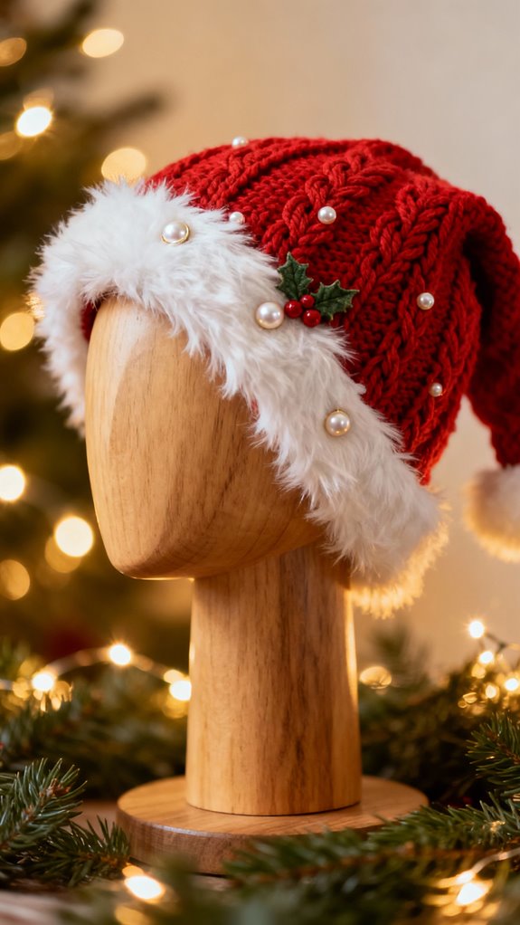 cozy christmas beanie tutorial