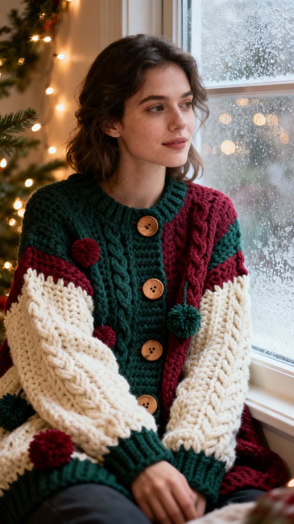 cozy oversized christmas sweater