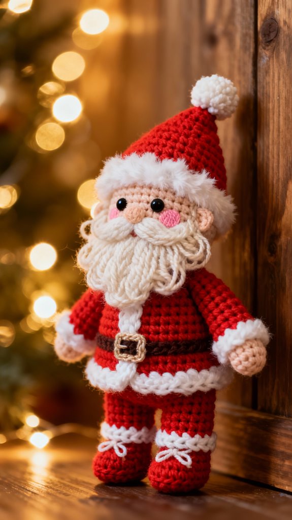 create santa claus amigurumi