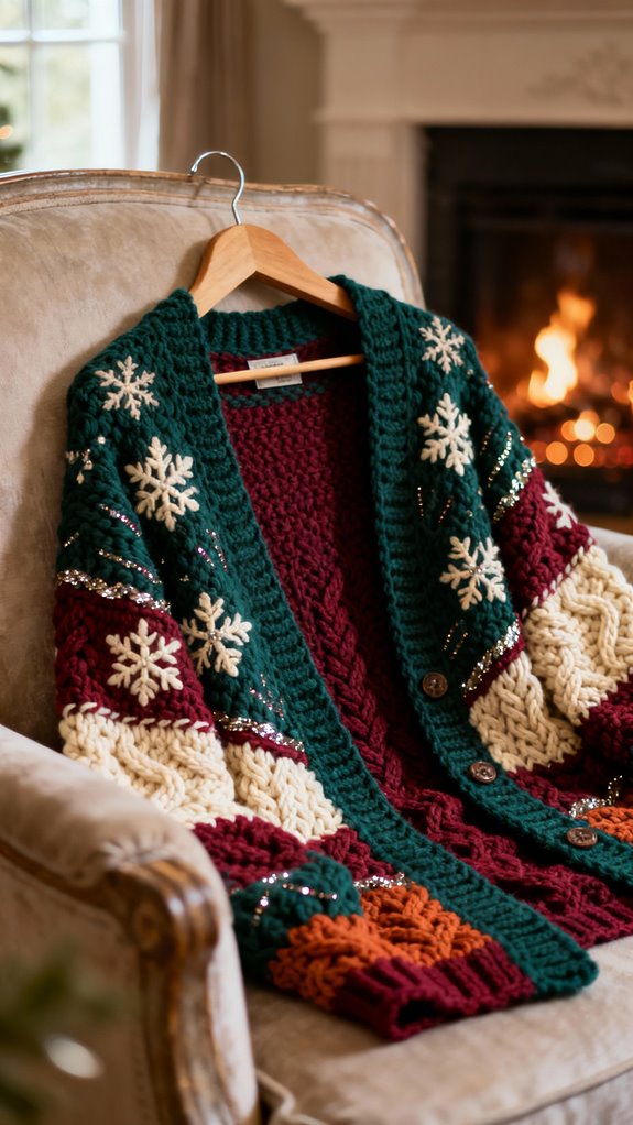 elegant open front cardigan design