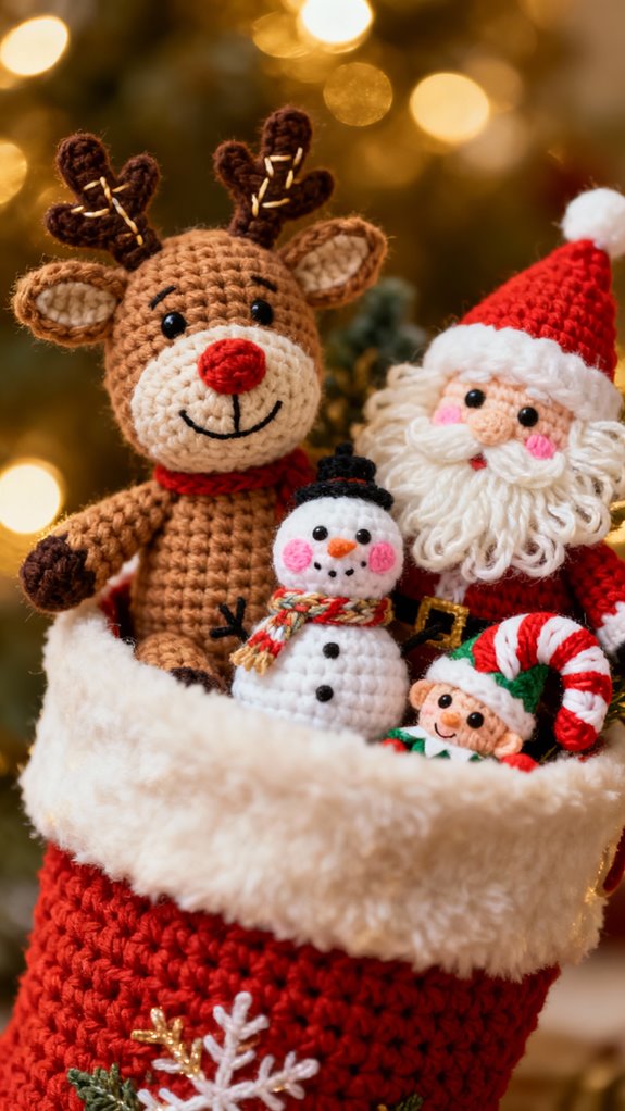 enchanted christmas stocking character