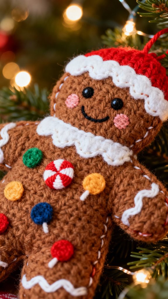 gingerbread man appliqu stockings