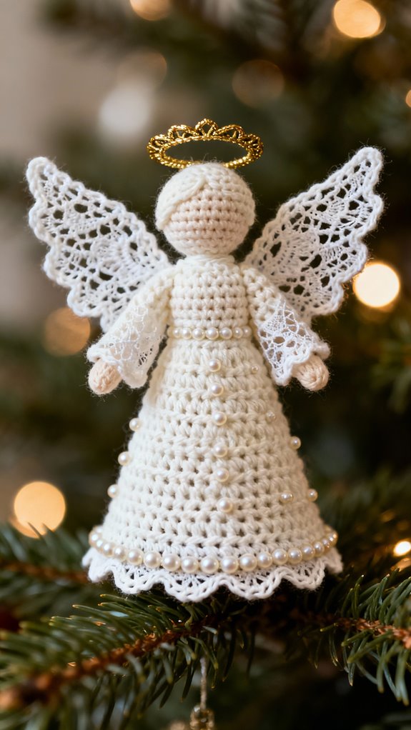 handcrafted angel tree topper