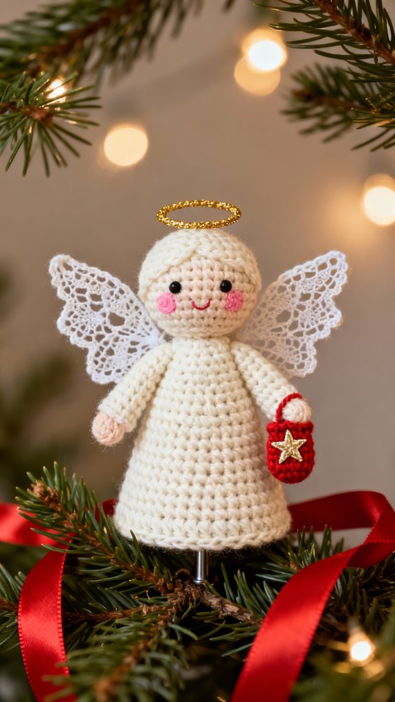 handmade angel tree topper