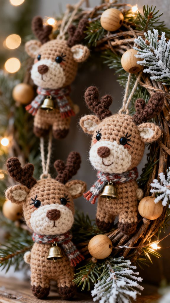 handmade reindeer christmas ornaments