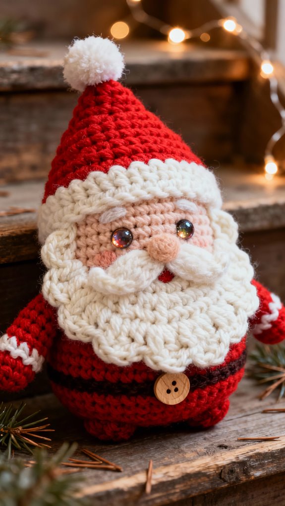 handmade santa claus amigurumi