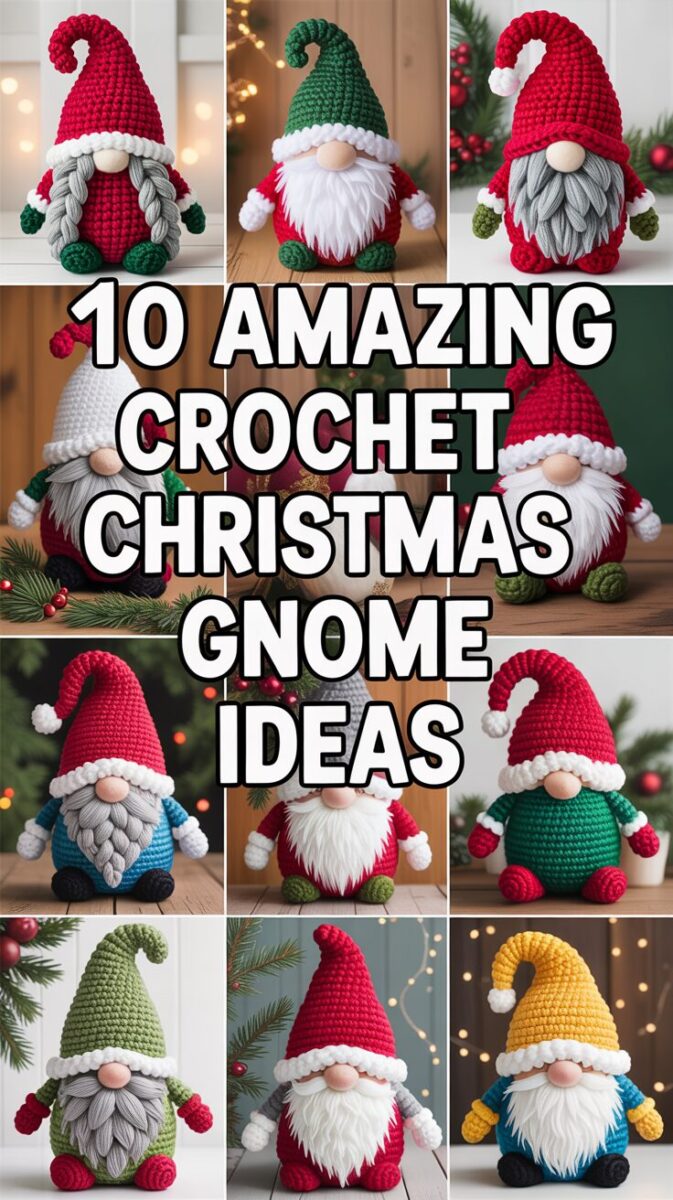 Crochet Christmas Gnome