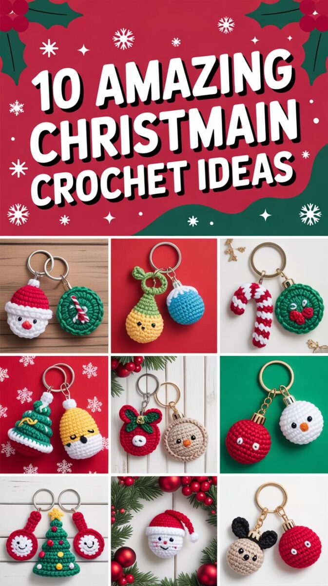 Christmas Keychain Crochet