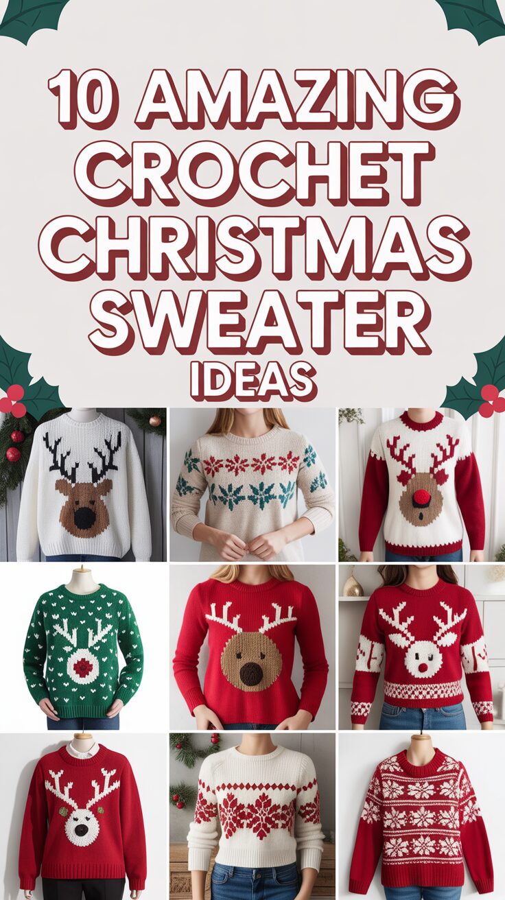 Crochet Christmas Sweater
