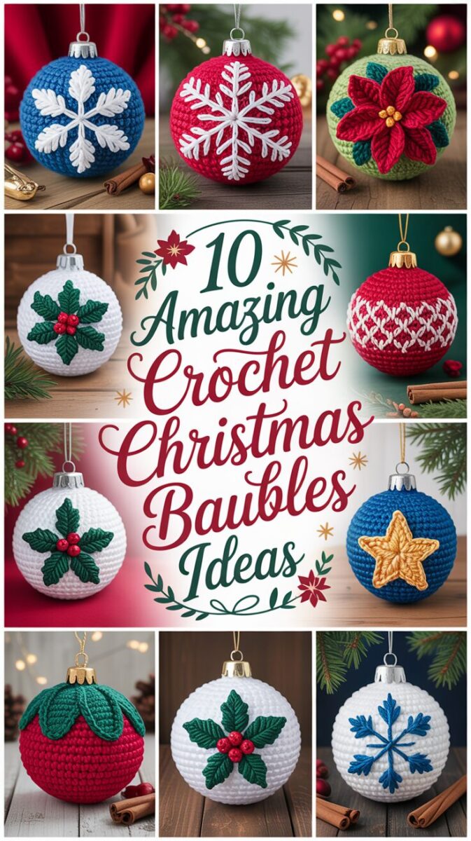 Crochet Christmas Baubles