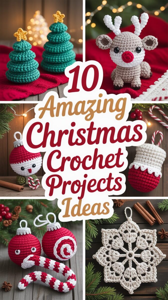 Crochet Christmas Pillow Ideas