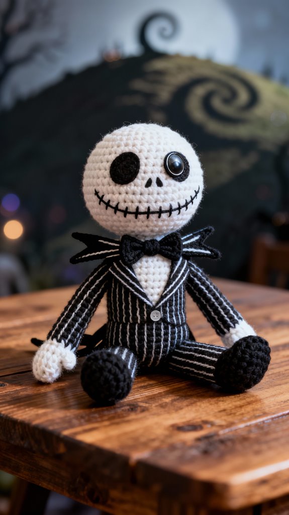 jack skellington amigurumi instructions