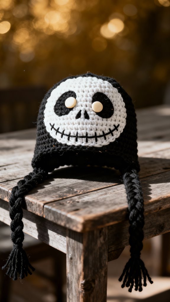 jack skellington earflap hat