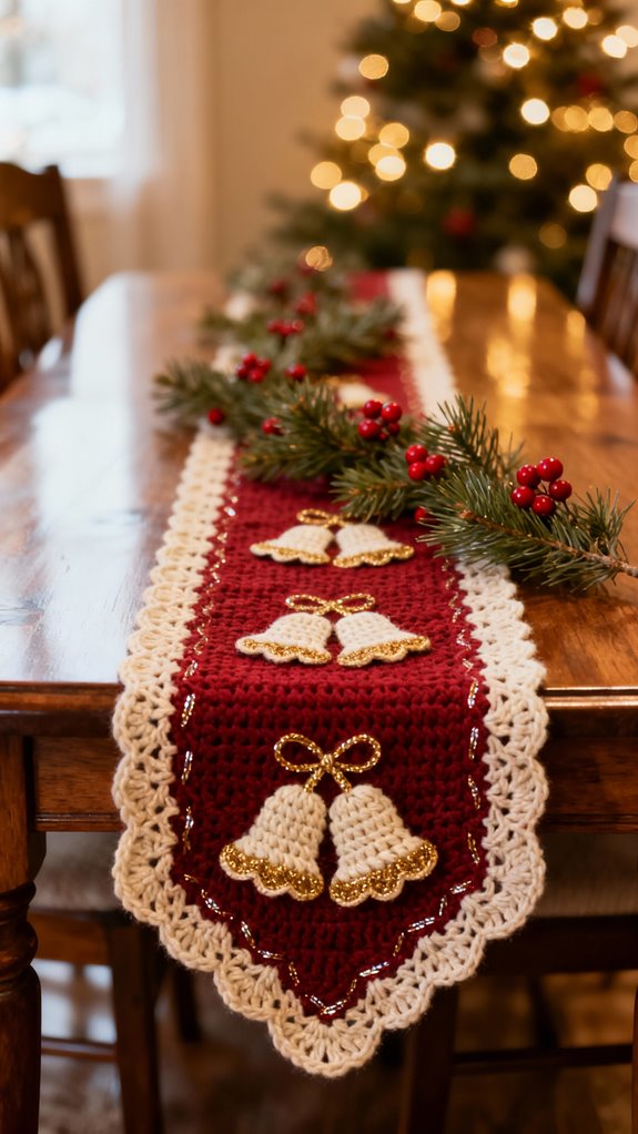 jingle bell table runner
