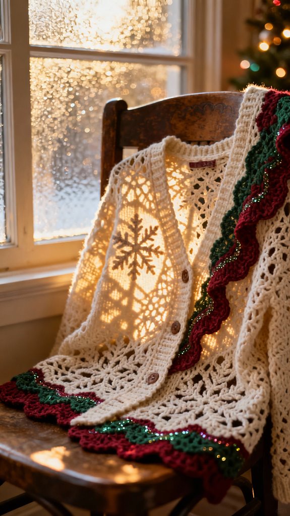 lace cardigan for holidays