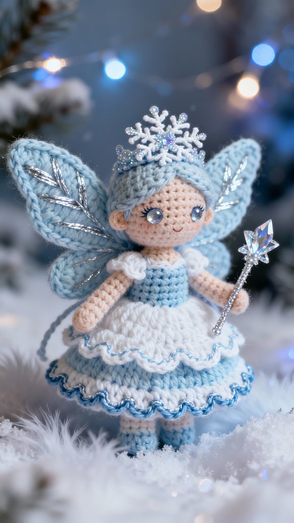 magical snowflake fairy plushie
