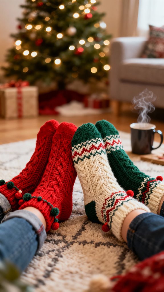 matching christmas stockings set