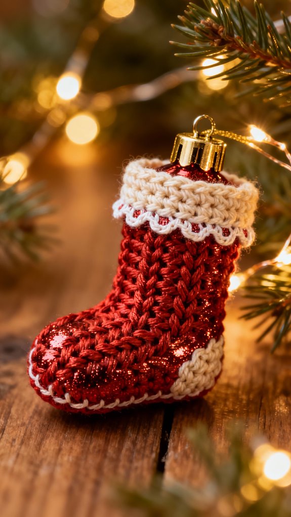 miniature stocking baubles creation