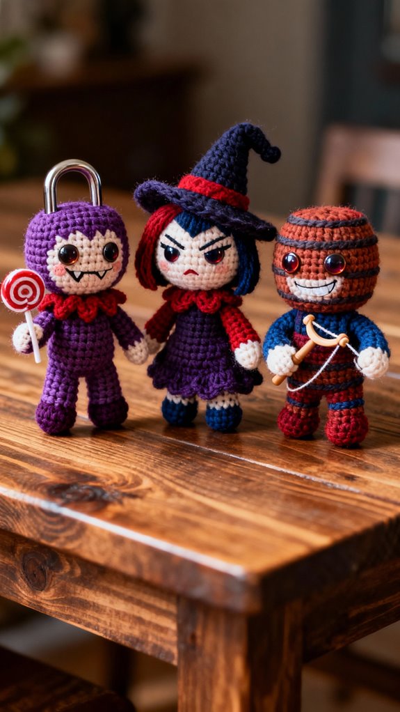 mischievous trio crochet project