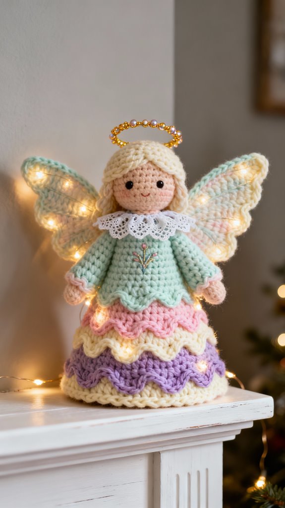 pastel angel display set