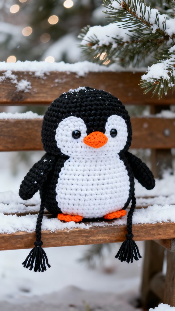 penguin winter hat pattern