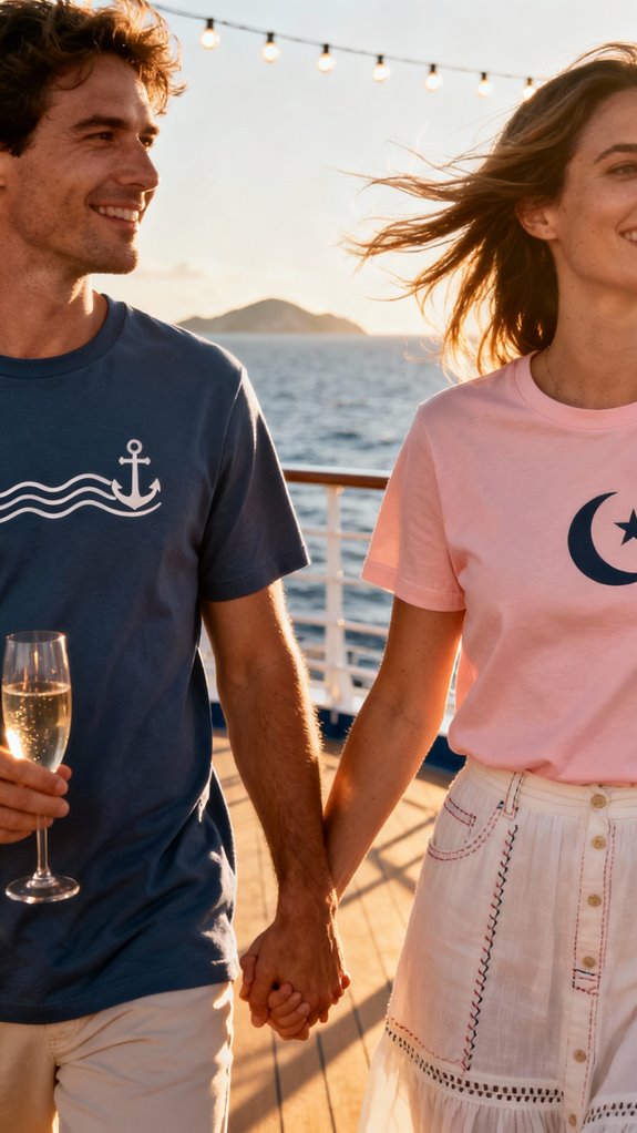 personalized honeymoon cruise tees